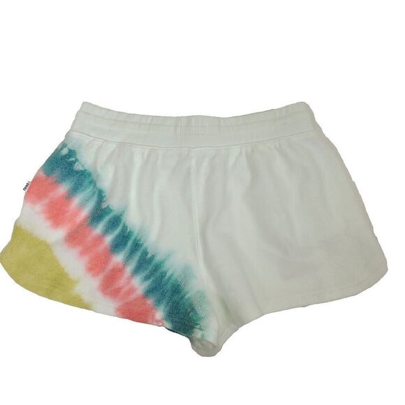 Feat X Kristin Cavallari Blanket Blend Shorts L White Multi Tie Dye Pull-On‎ - Picture 2 of 7